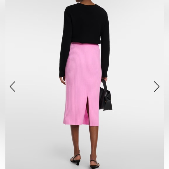JARDIN DES ORANGERS
High-rise ribbed-knit cashmere midi skirt size (S) - Picture 2 of 7